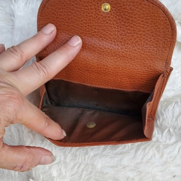 Marc Cross Pebbled leather Vintage‎ wallet - Picture 3 of 12